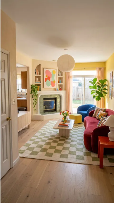 Retro Living Room Refresh